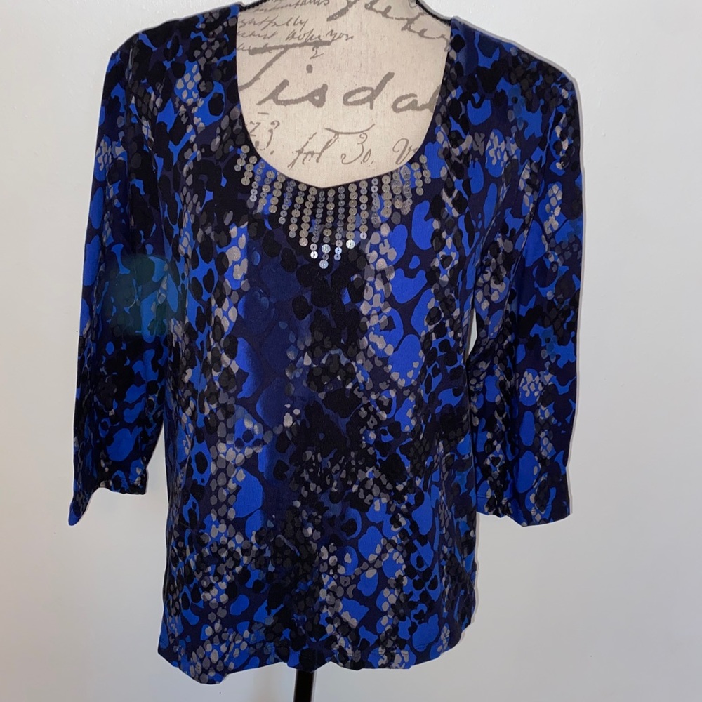 ▪️🔹Ruby Rd Sequin Accent Top🔹▪️